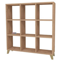 Офисный стеллаж Nex Home Квадрат, 88x19.7x100 см, Дуб (15-08-02)