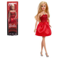Кукла Barbie JGD25 Ruby în rochie roșie, 80th Anniversary