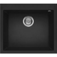 Мойка кухонная Elleci QUADRA 105 (570x500 mm) STANDART 40 FULL BLACK