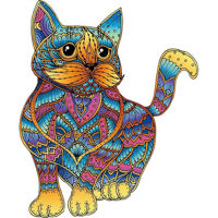Puzzle Eureka E2D Rainbow Wooden Puzzle CAT