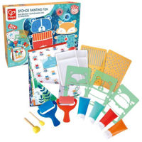 Set de creație Hape E1067 Set de creativitate Pictură distractivă cu burete
