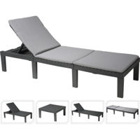 Mobilier pentru grădină Holland 08636 Ambiance Комплект мебели Lounge 2ед: стол, шезлонг
