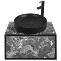 Шкаф под умывальник Montebella Set 50.01 600*500 NERO 455 Pantera