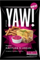 Pesmeți cu gust de răcitură cu hrean Yam Sticks, 60g