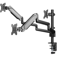 Table/desk 3-display mounting arm Gembird (rotate,tilt,swivel),17”-27”,up to 7 kg,VESA:75x75,100x100