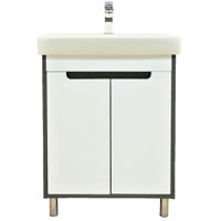 Шкаф под умывальник Bayro Venus под умыв. Neon 600 бетон чикаго тёмный