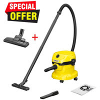 Aspirator cu sac Karcher WD 2 Plus V-12/4/18 +Perie