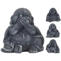 Декор Promstore 44904 Статуэтка Будда не видит, не слышит, не говорит зла 9cm