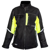 Îmbrăcăminte de lucru Profmet 365592 Jacheta, L, 60% poliester / 40% bumbac T400, 280g/m2, culoarea negru/galben neon