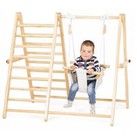 Игровой комплекс для детей Chipolino WTARSL02404 Монтессори-качели с лестницей и горкой