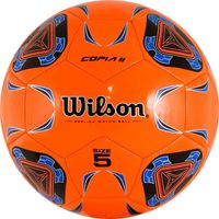 Мяч футбольный Wilson N5 REPLICA ORGBLUE WTE9282XB05 (535)