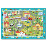 Головоломка Dodo 300135 Puzzle educativ: Viața în oraș, 80el