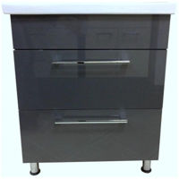 Dulap pentru lavoar Quattro Taormina ANTHRACITE 70 lavoar KF4570