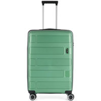 Valiză CCS 5236 L Metalic Green