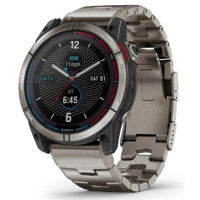 Смарт часы Garmin quatix® 7X Power Sapphire, Titanium with Titanium Band (0100254161)
