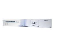 Wall Mount  Gembird "WM-80F-01" Black 37"-80", 70kg, VESA:up 600x400, Wall dist:29mm