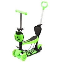 Самокат New World 0077 pentru copii 5in1 (verde), 05318