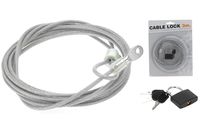 Cablu pentru blocare multifunctional 3m, 2 chei