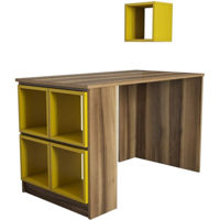 Офисный стол Trendy Cutie, Nuc, Galben 120x75x65cm
