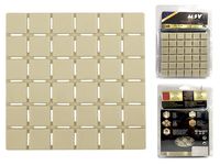Набор ковриков для ванны 6шт 13X13cm Quadro бежевые