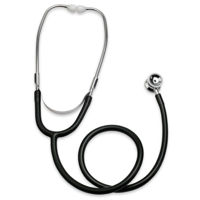 Stetoscop neonatal Little Doctor LD Prof III, stetoscop metalic utilizabil pe ambele parti, diafragma mica, Negru/Inox
