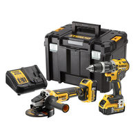 Набор инструментов аккумуляторных DeWALT DCK2080P2T (DCD796+DCG405)