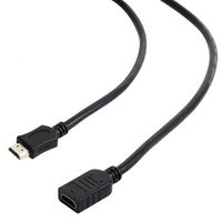 Cable HDMI male to HDMI female 3.0m  Cablexpert  male-female, V1.4, Black, CC-HDMI4X-10