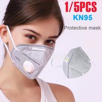 Маска респиратор KN 95 с клапаном