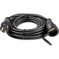 Удлинитель электрический TEB Electrik 72346 Prelungitor cu o priza, 25m, 3х1.5mm², 16A, ІР44, negru (800.825.110)