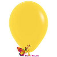 Латексный воздушный шар Желтый -30 см