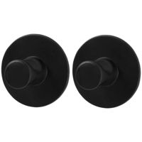 Cârlig baie Bisk 08583 Set cuere (2buc.) STYLE, negru mat