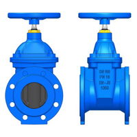 cumpără Vana fonta D.250 PN16 pana cauciucata EN558 (Serie 14) (L=250 mm) (12 gauri)  WATO în Chișinău