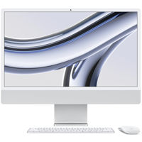 Компьютер моноблок Apple iMac 24" Retina 4.5K M3 8c/8g 256GB Silver MQR93