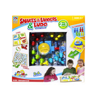 Joc de masa 3-in-1 "Snakes & Ladders & Ludo" 6000 (7079)