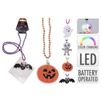 Декор Promstore 27797 Pandantiv pentru gât, Halloween led, 60X42X0,6cm