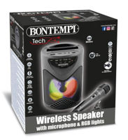 Аудио гига-система Bontempi 491030 Set karaoke cu microfon, lumina si display, cod 60497