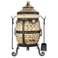 Ceaun grătar Grand Tandyr GT0005 Tandoor Brick size M cu capac rabatabil