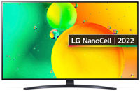 Телевизор LG 43" 43NANO766QA NanoCell, Black