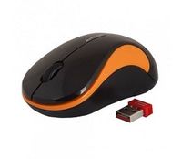 Wireless Mouse A4Tech G3-270N-2, Optical, 1000 dpi, 3 buttons, Ambidextrous, 1xAA, Black/ Orange