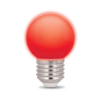 Forever Light, LED Bulb E27 G45 2W 230v red 5pcs