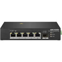 Switch/Коммутатор Hikvision DS-3T0306HP Industrial (4port PoE + 1 Gigabit + 1 Gigabit SFP Uplink)