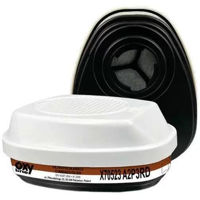 Средства индивидуальной защиты Oxylane 313479 Сменные фильтры X-70523 A2 P3 RD (2 шт.) для полумасок OXY