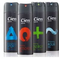 Deodorant pentru corp Cien men (Sport, Energy, Agua, Moschus) 200ml