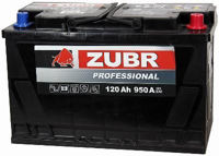 Автомобильный аккумулятор Zubr Professional 120 Ah R+