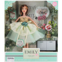 Păpușă Essa QJ088D Emily cu agrafă și accesorii
