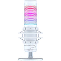Микрофон для ПК HyperX 519P0AA, QuadCast S, White