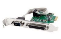 PCI-Express to 1xSerial port & 1xParallel port, Gembird "PEX-COMLPT-01", add-on card