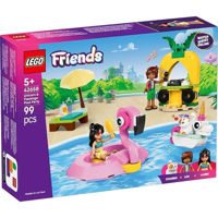 Set de construcție Lego 42658 Friends Petrecere la piscina cu unicorni si flamingo