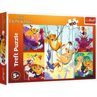 Пазл Trefl 16478 Puzzles 100 Courageous Lion King, Disney Lion King