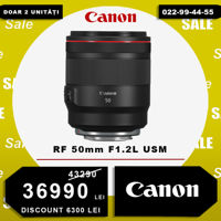 Canon RF 50mm F1.2L USM (DISCOUNT 6300 lei)